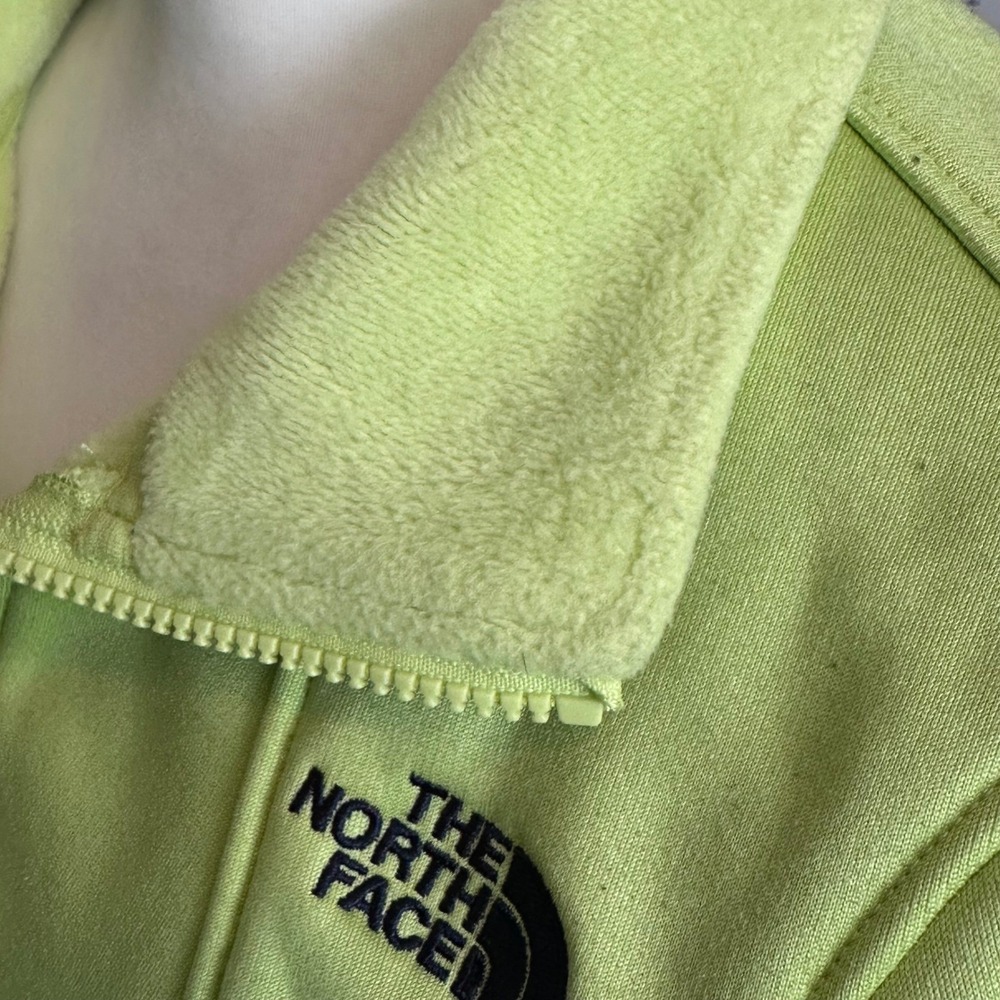 The North Face Jacket Women's‎ Small Lime Green Highanddry Fleece Liner Full Zip - Picture 8 of 13